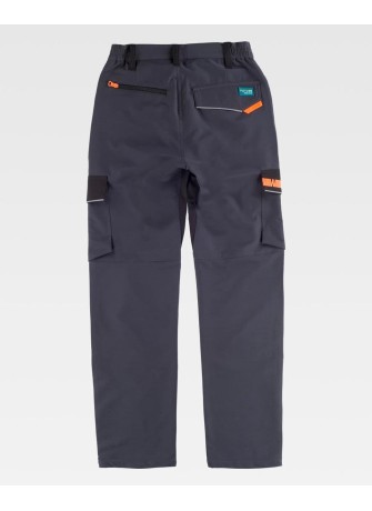 Pantalón multibolsillos elástico de Mujer WF3055