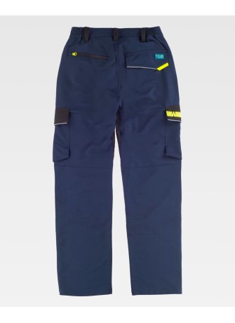 Pantalón multibolsillos elástico de Mujer WF3055