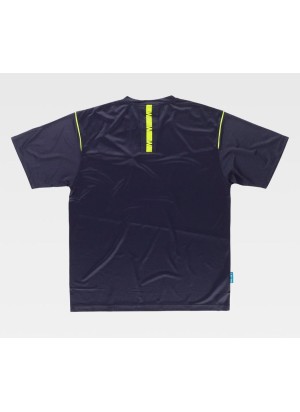 Camiseta técnica manga corta tejido Honecomb Workteam WF3016