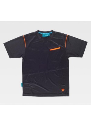Camiseta técnica manga corta tejido Honecomb Workteam WF3016