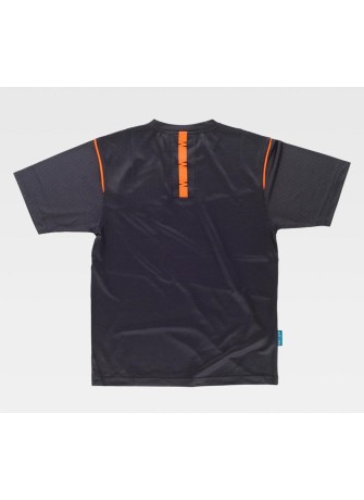 Camiseta técnica manga corta tejido Honecomb Workteam WF3016