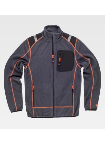 Chaqueta polar reflectante de cuello alto Workteam WF3058