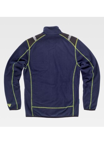 Chaqueta polar reflectante de cuello alto Workteam WF3058