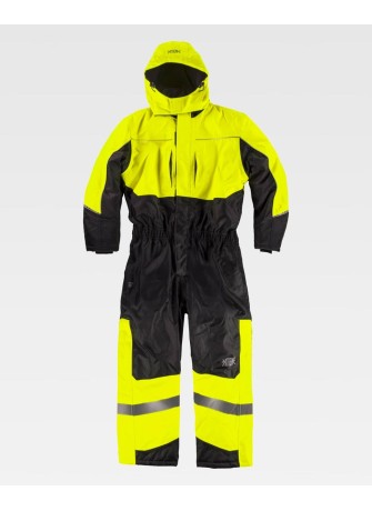 Buzo alta visibilidad impermeable y acolchado Workteam C7020