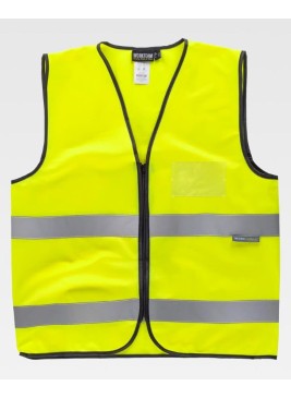Chaleco reflectante con bolsillo identificador Workteam C3610B