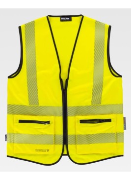Chaleco alta visibilidad clase 1 con cremallera Workteam C3605