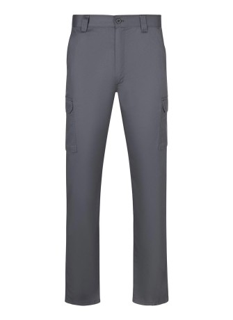 Pantalón de trabajo multibolsillos corte entallado Velilla 103026 Gris