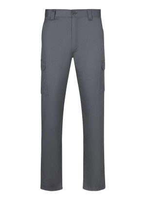 Pantalón de trabajo multibolsillos corte entallado Velilla 103026 Gris