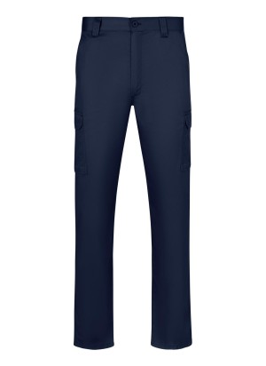 Pantalón de trabajo multibolsillos corte entallado Velilla 103026 navy