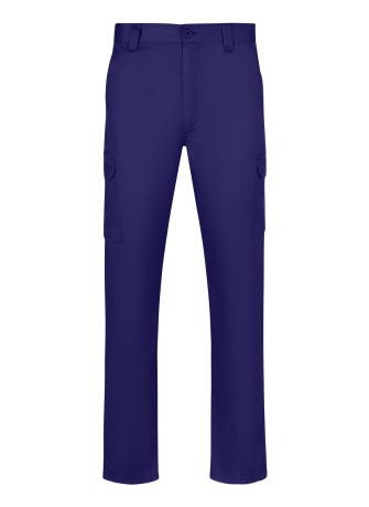 Pantalón de trabajo multibolsillos corte entallado Velilla 103026 Azulina