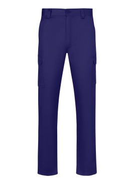 Pantalón de trabajo multibolsillos corte entallado Velilla 103026 Azulina