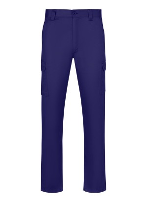 Pantalón de trabajo multibolsillos corte entallado Velilla 103026 Azulina