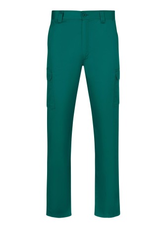 Pantalón de trabajo multibolsillos corte entallado Velilla 103026 verde