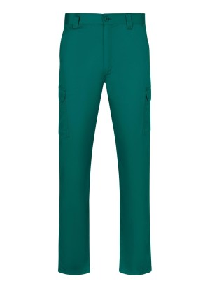 Pantalón de trabajo multibolsillos corte entallado Velilla 103026 verde