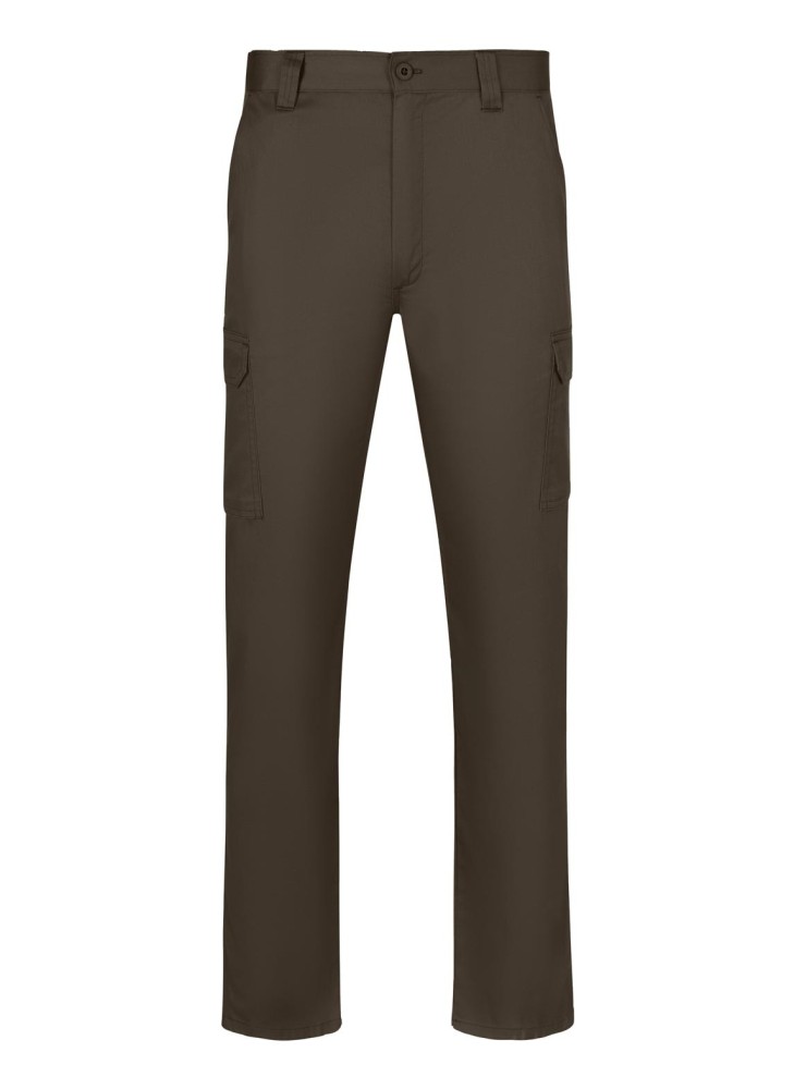 Pantalón de trabajo multibolsillos corte entallado Velilla 103026 verde caza
