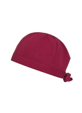 Gorro cocina 100% algodón orgánico Velilla 404015 Granate