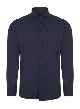 Camisa Stretch cuello italiano y manga larga Velilla 405017S