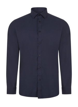 Camisa Stretch cuello italiano y manga larga Velilla 405017S