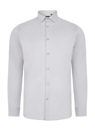 Camisa Stretch cuello italiano y manga larga Velilla 405017S