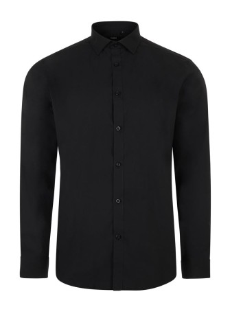 Camisa Stretch cuello italiano y manga larga Velilla 405017S