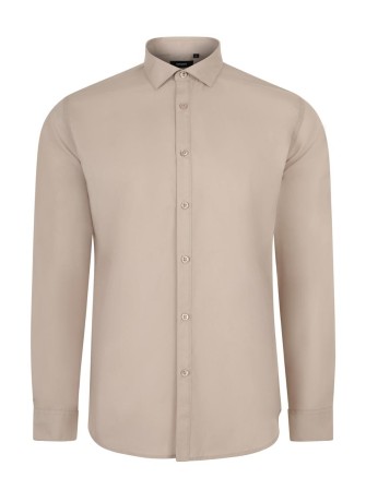 Camisa Stretch cuello italiano y manga larga Velilla 405017S