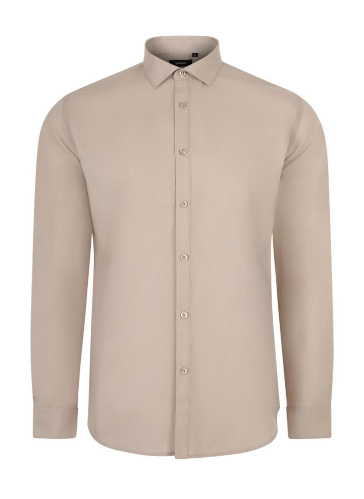 Camisa Stretch cuello italiano y manga larga Velilla 405017S