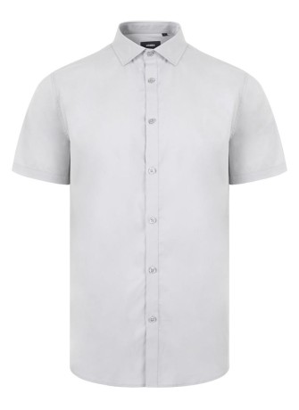 Camisa Stretch cuello italiano y manga corta Velilla 405016S