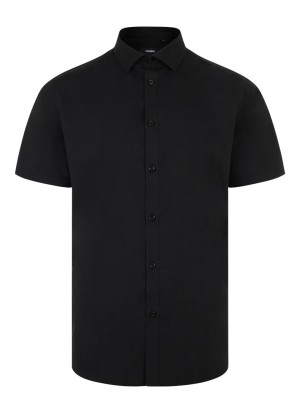 Camisa Stretch cuello italiano y manga corta Velilla 405016S