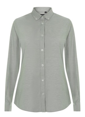 Camisa oxford stretch manga larga mujer Velilla 405005S