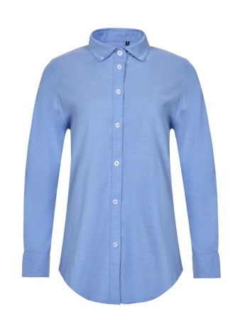 Camisa oxford stretch manga larga mujer Velilla 405005S
