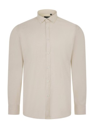 Camisa oxford stretch manga larga Velilla 405004S