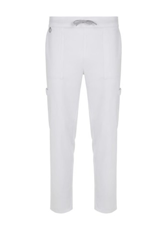 Pantalón pijama recto Stretch Velilla 533020S Blanco