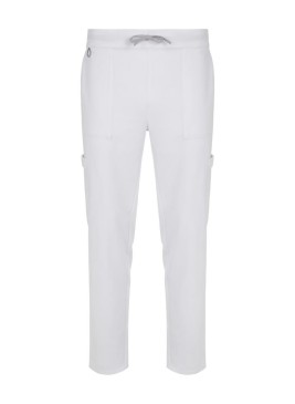 Pantalón pijama recto Stretch Velilla 533020S Blanco