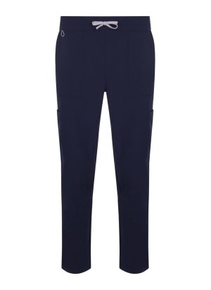 Pantalón pijama recto Stretch Velilla 533020S Azul noche