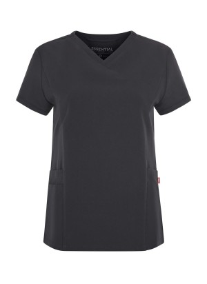 Camisola Sanitaria Stretch manga corta Mujer Velilla 535221S Gris oscuro