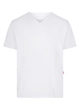 Camisola sanitaria pijama Stretch manga corta Velilla 535220S Blanca