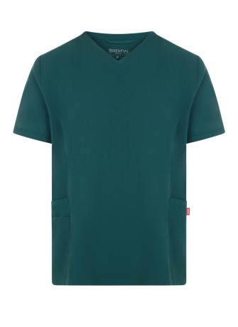 Camisola sanitaria pijama Stretch manga corta Velilla 535220S Verde jungla