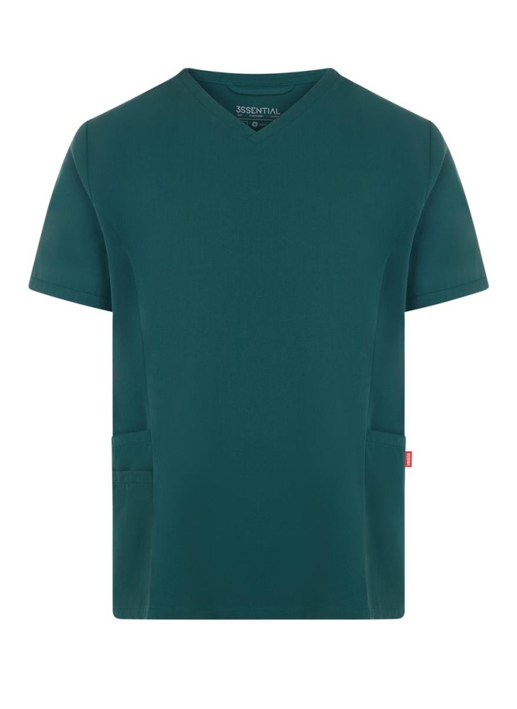 Camisola sanitaria pijama Stretch manga corta Velilla 535220S Verde jungla
