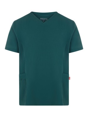 Camisola sanitaria pijama Stretch manga corta Velilla 535220S Verde jungla