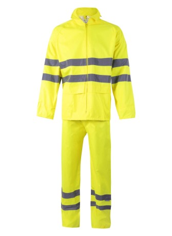 Traje de lluvia alta visibilidad Velilla 189 Amarillo