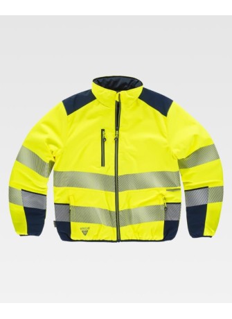Cazadora alta visibilidad reversible Workteam C8210 Amarilla