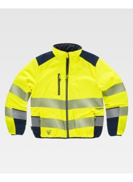 Cazadora alta visibilidad reversible Workteam C8210 Amarilla