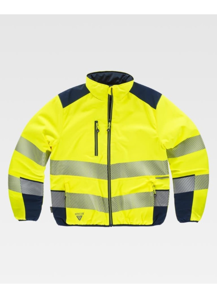Cazadora alta visibilidad reversible Workteam C8210 Amarilla