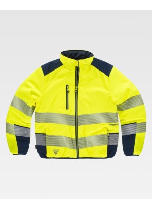 Cazadora alta visibilidad reversible Workteam C8210 Amarilla