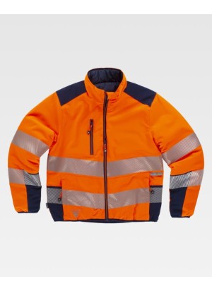 Cazadora de alta visibilidad reversible Workteam C8210 Naranja