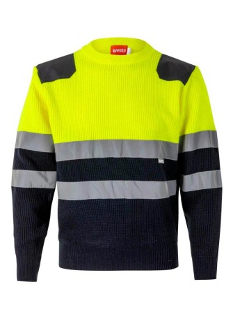 Jersey de alta visibilidad bicolor velilla 179 Marino-Amarillo