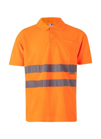 Polo de alta visibilidad Velilla 172 Naranja