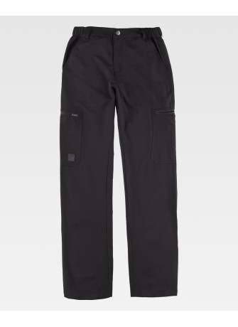 Pantalón de trabajo elástico barato Workteam B4040 Negro