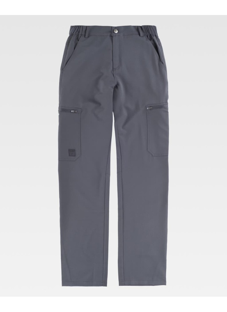 Pantalón de trabajo elástico barato Workteam B4040 Gris