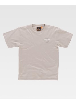 Camiseta de trabajo básica algodón workteam S6620 Gris topo